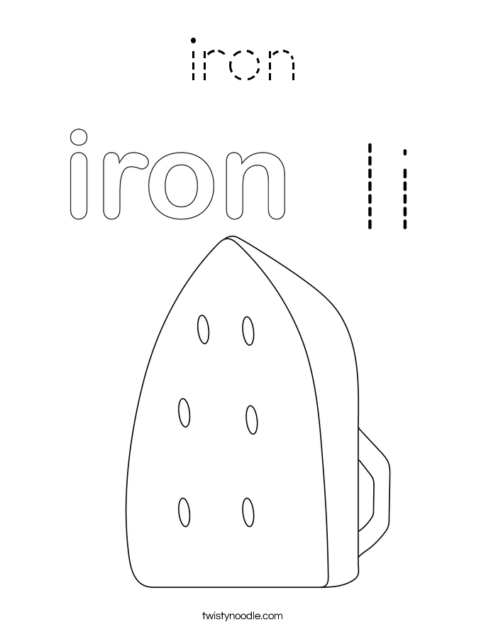 iron Coloring Page