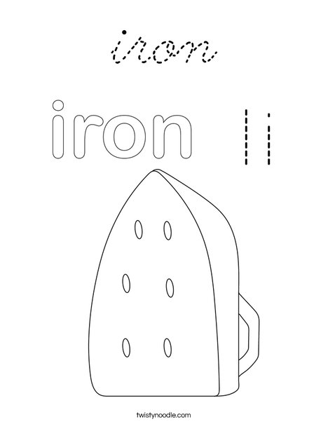 iron Coloring Page