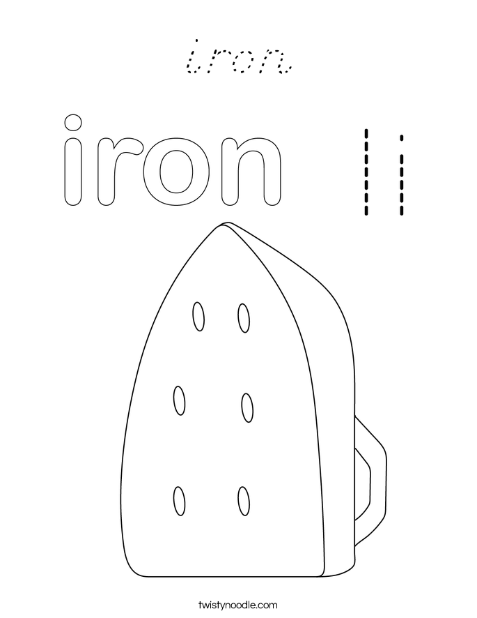 iron Coloring Page