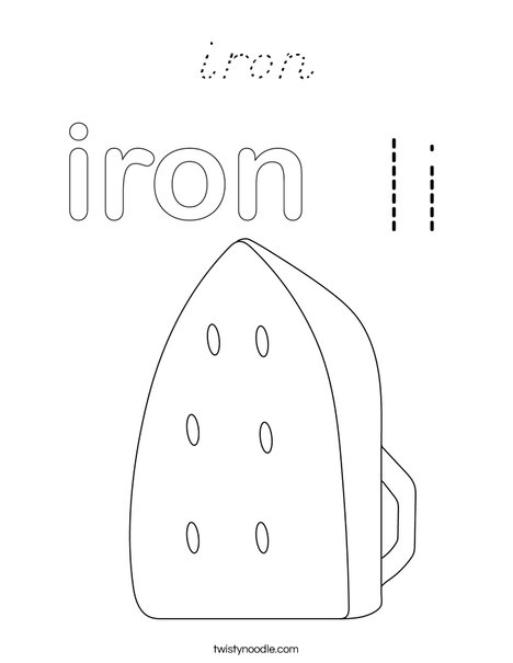 iron Coloring Page