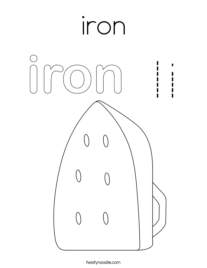 iron Coloring Page