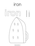 iron Coloring Page