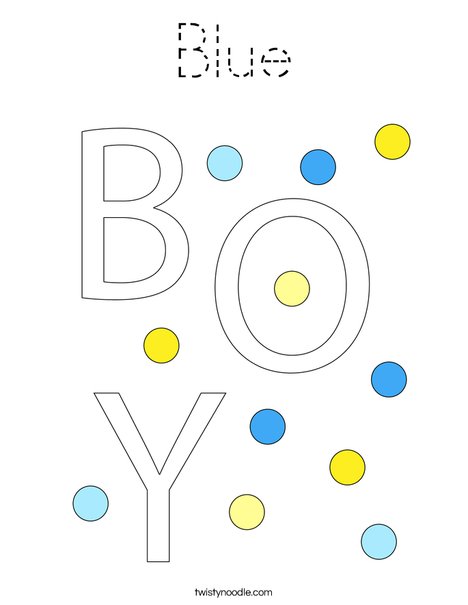 It's a Boy! Coloring Page