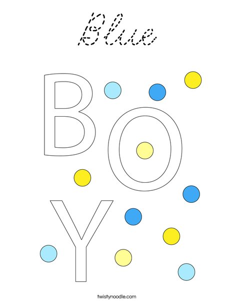 It's a Boy! Coloring Page