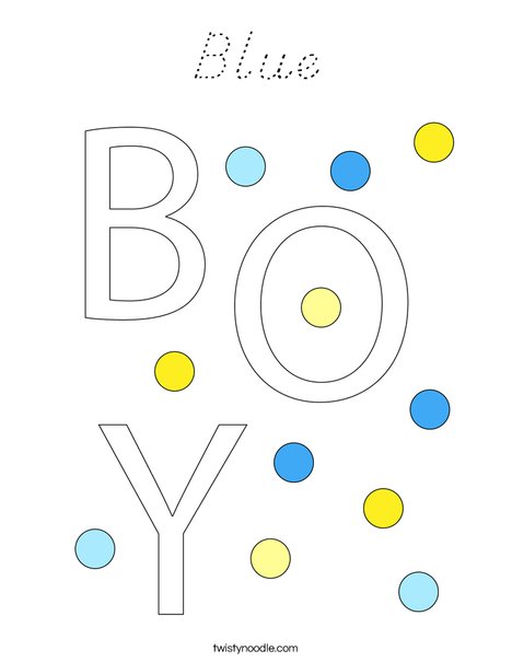It's a Boy! Coloring Page
