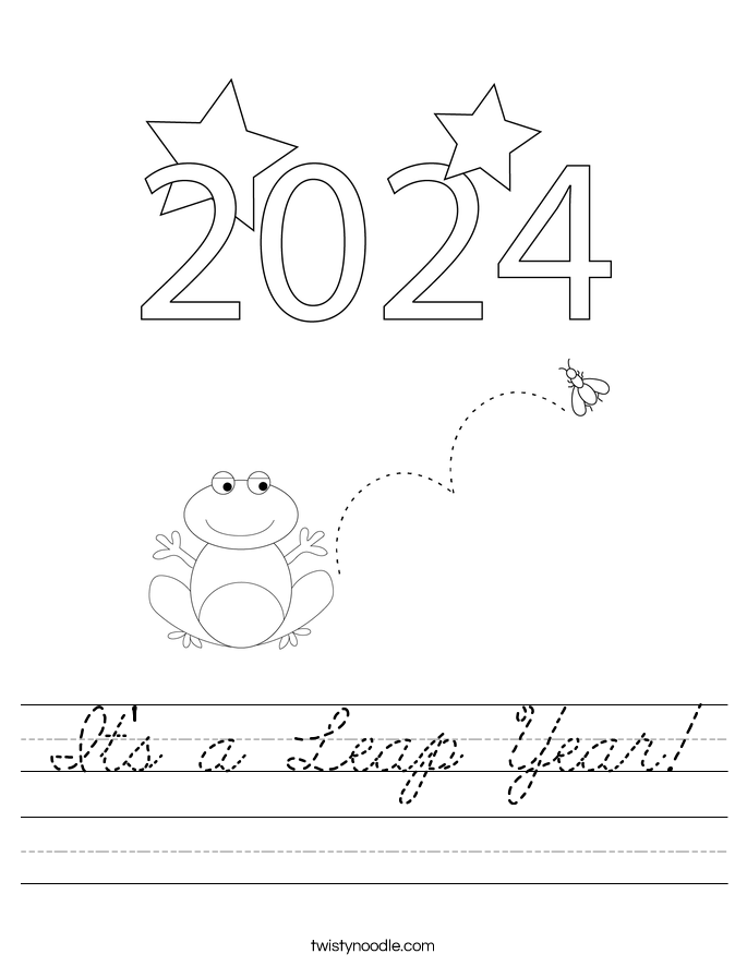 It's a Leap Year! Worksheet