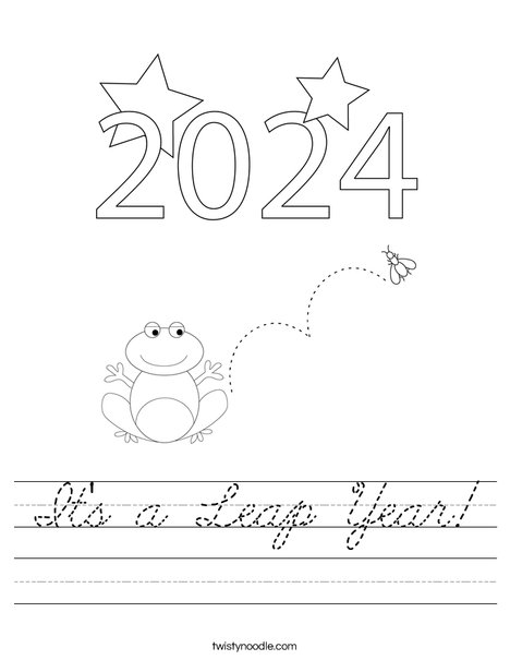 It's a Leap Year! Worksheet