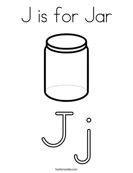 jar coloring pages