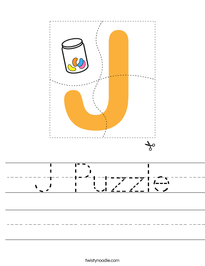 J Puzzle Worksheet
