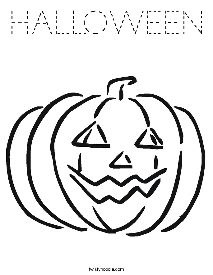 HALLOWEEN Coloring Page