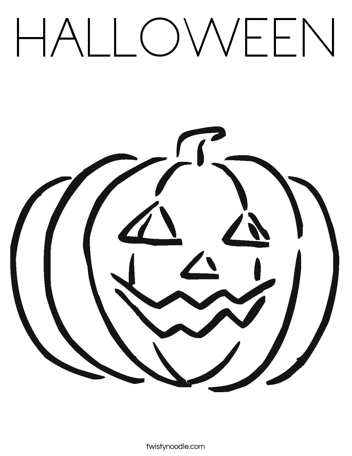 HALLOWEEN Coloring Page