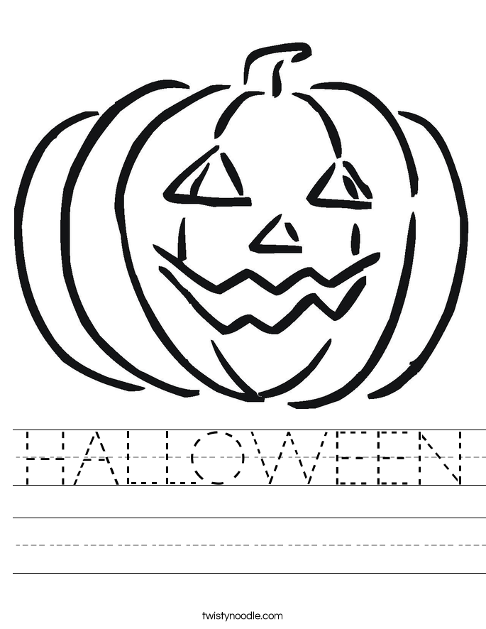 HALLOWEEN Worksheet