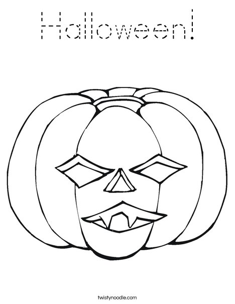 Jack O' Lantern Coloring Page