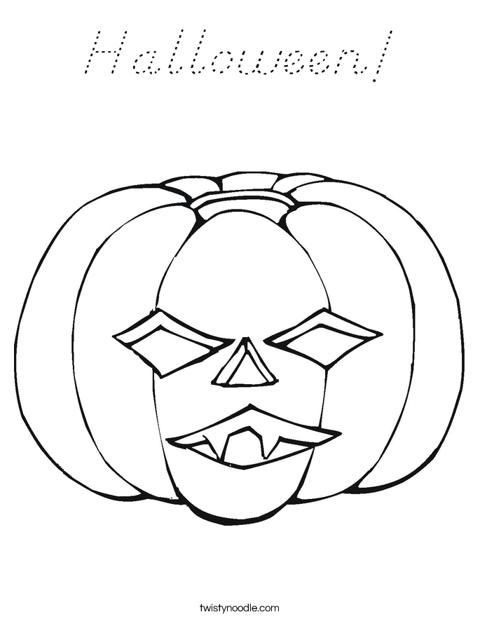 Halloween! Coloring Page