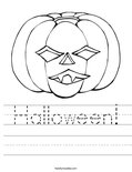 Halloween! Worksheet