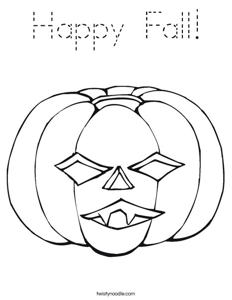 Jack O' Lantern Coloring Page