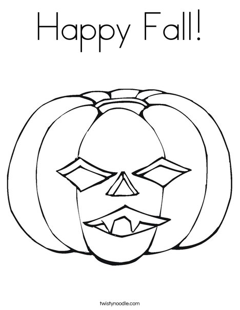 Jack O' Lantern Coloring Page