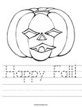 Happy Fall! Worksheet