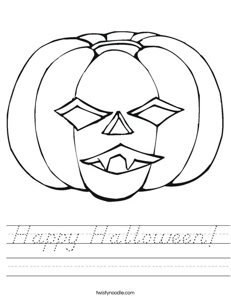 Jack O' Lantern Worksheet