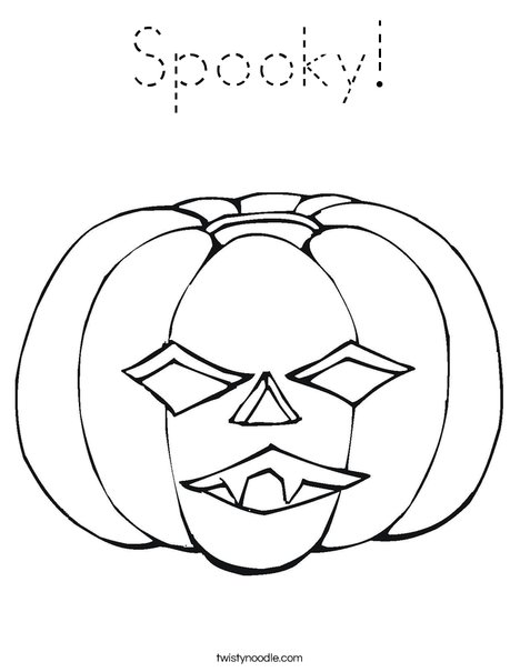 Jack O' Lantern Coloring Page