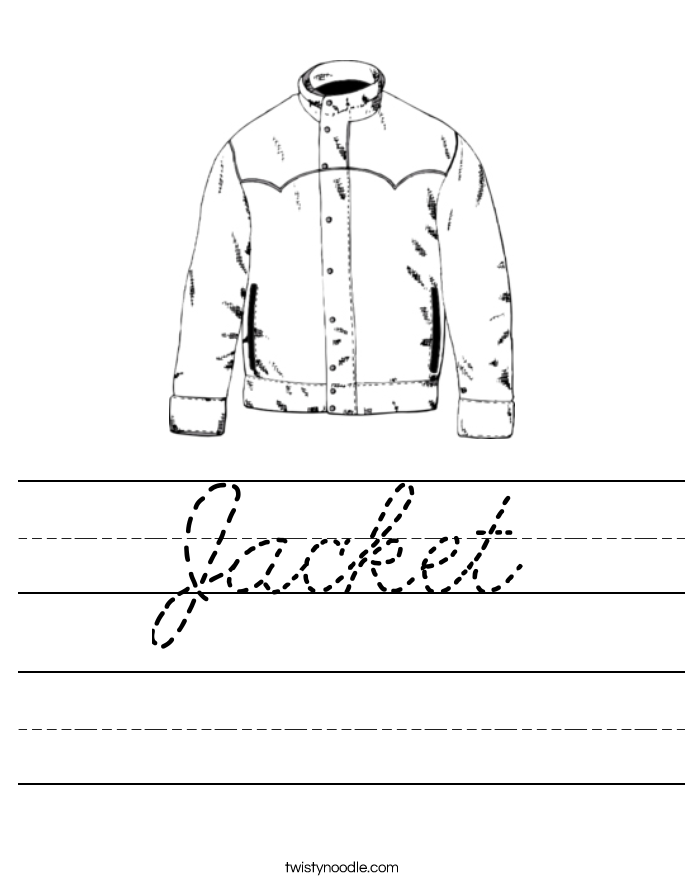 Jacket Worksheet