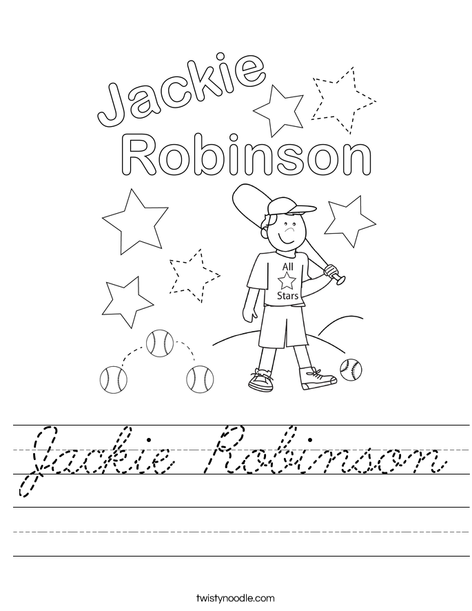 Jackie Robinson Worksheet