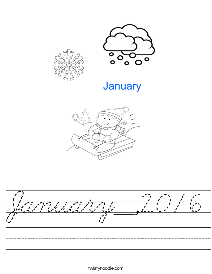 January__,2016 Worksheet