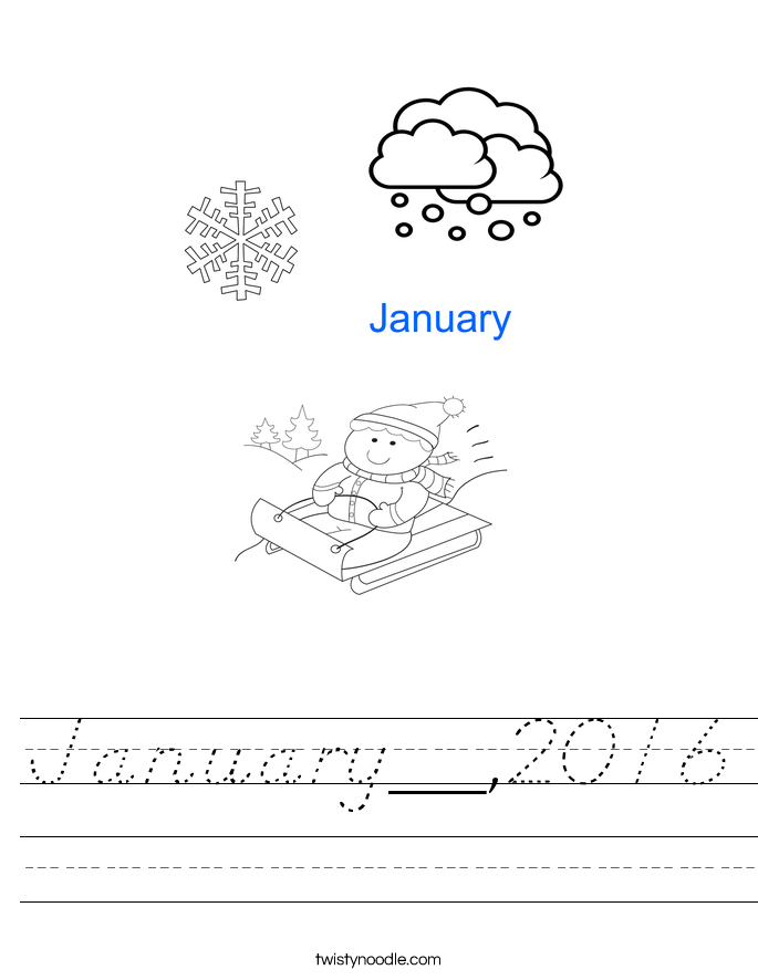 January__,2016 Worksheet