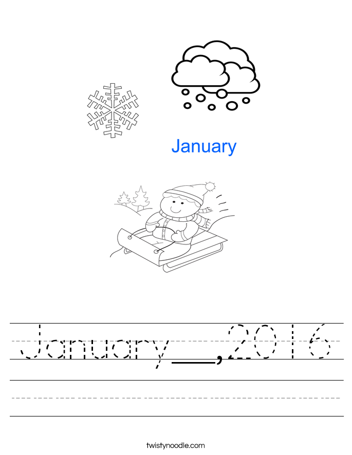 January__,2016 Worksheet