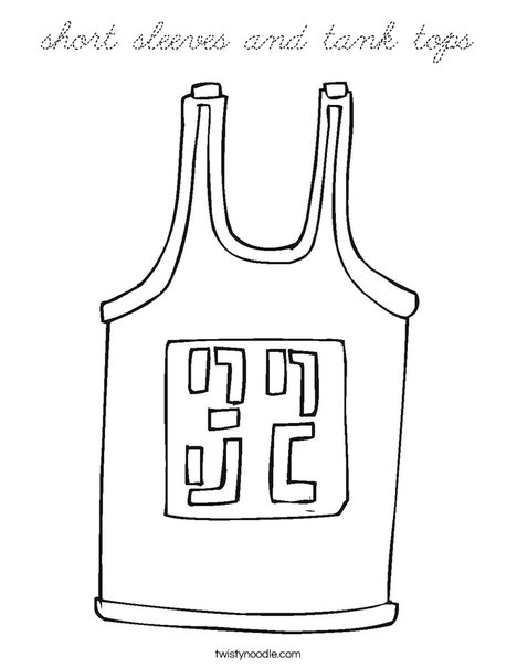 Jersey Coloring Page