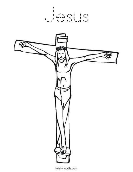 Jesus Coloring Page