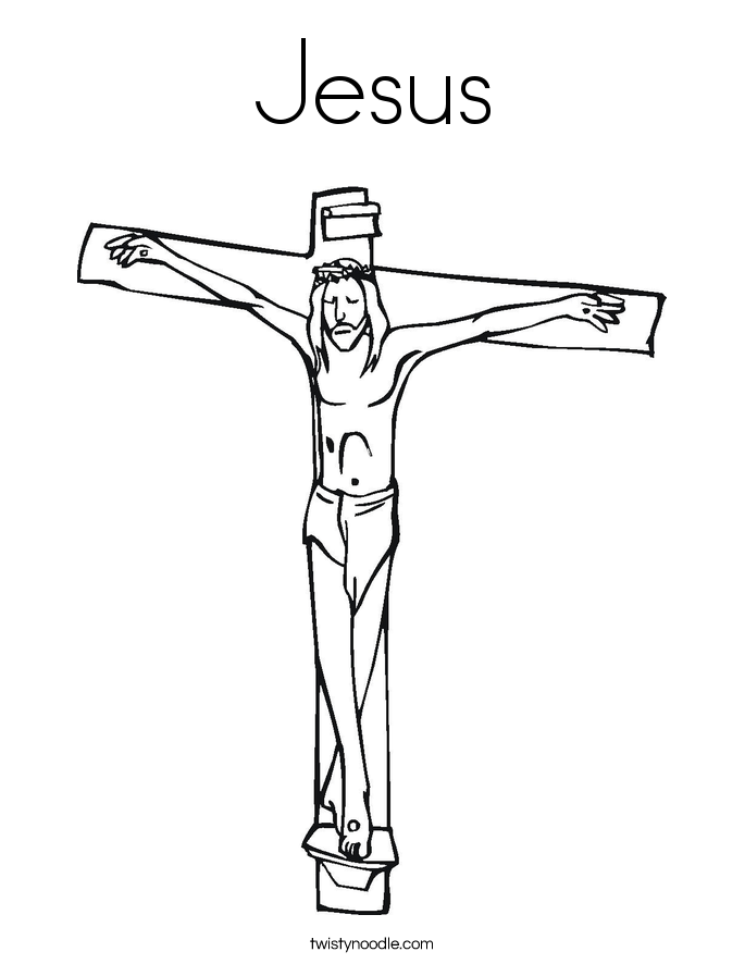 Jesus Coloring Page