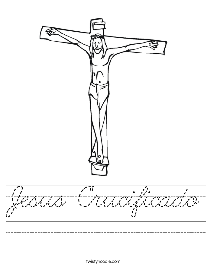 Jesus Crucificado Worksheet