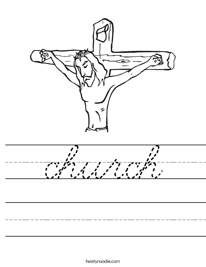 church Worksheet