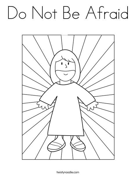 Jesus with Light Coloring Page