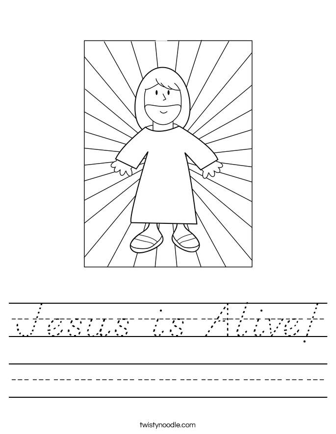 Jesus is Alive! Worksheet