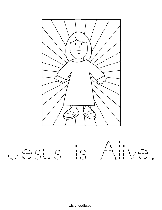 Jesus is Alive! Worksheet