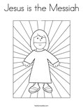 Jesus is the Messiah Coloring Page