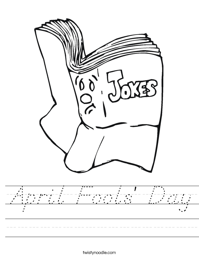 April Fools' Day Worksheet