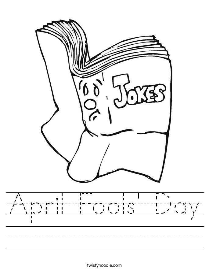 April Fools' Day Worksheet