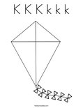 K K K k k k Coloring Page