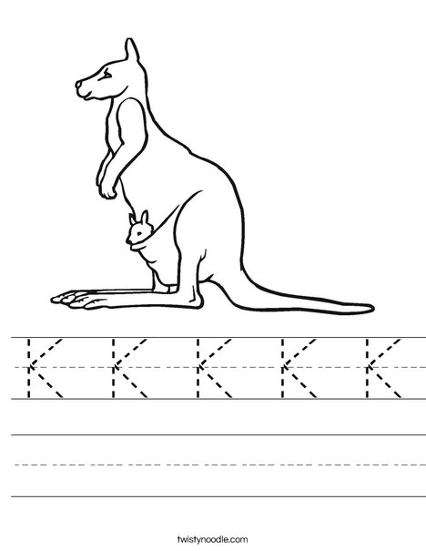 K K K K K Worksheet - Twisty Noodle