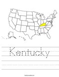 Kentucky Worksheet