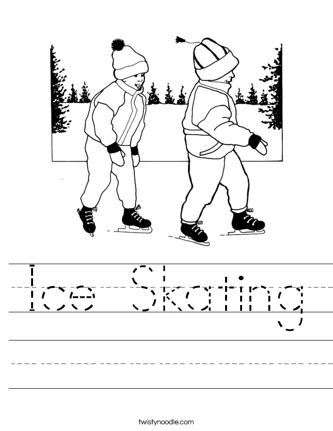 Ice Skating Worksheet