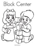Block Center Coloring Page