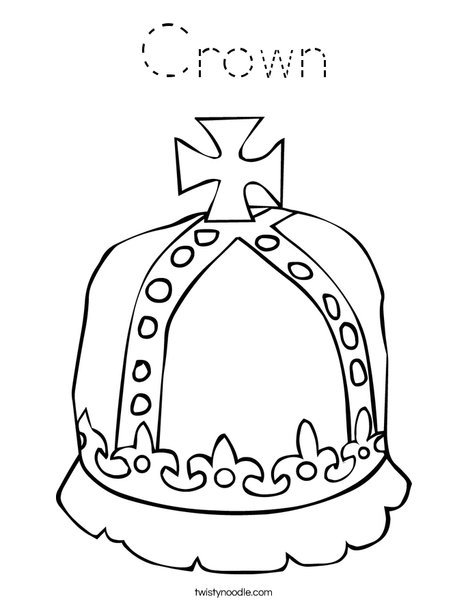 Royal Crown Coloring Page