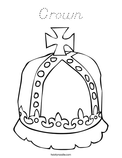 Royal Crown Coloring Page
