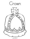 Crown Coloring Page