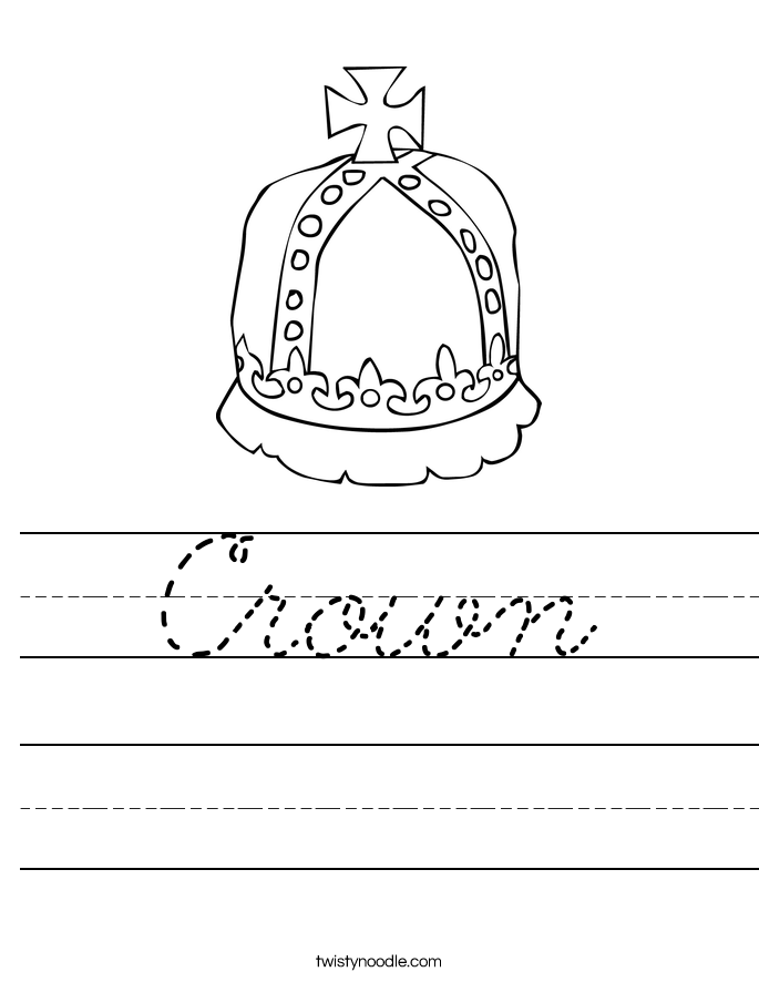 Crown Worksheet