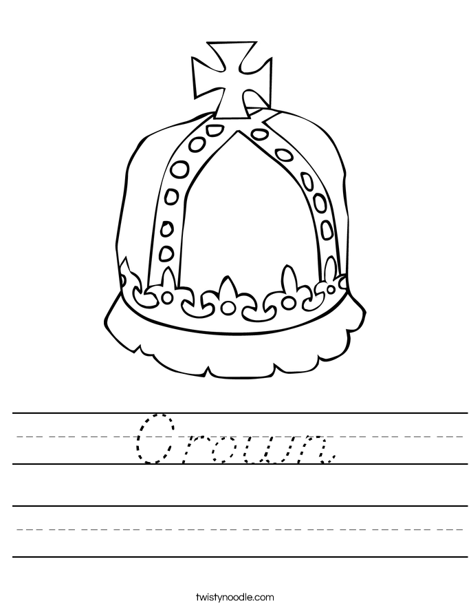 Crown Worksheet
